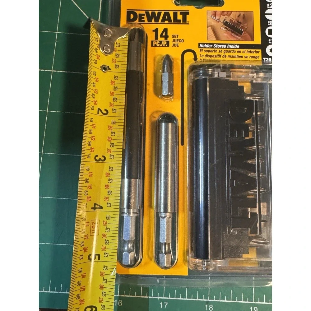 DeWalt 14-Piece Hand Tool Set w/Screwdriver, Torx, Square Bits & Case DW2099 NEW
